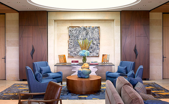 A glimpse of the new Parnters' Room where Opus One Experiences will be hosted